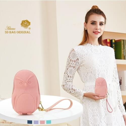 Adamo 3D Bag Original Yedda Tawaki Clutch with strap New Fashion Womens Purse Small Wallet Zipper Clutch Coin Purse Female Bag