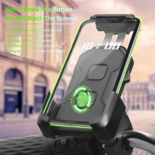 Bicycle Motorcycle Phone Holder 360 Rotation Bike Phone Navigation Holder Support handlebar Rearview Mirror Mount Clip Bracket