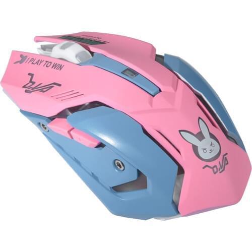 VMW-161 DVA Wireless Mouse Rechargeable Wireless Mouse 800/1200/1600 DPI 3 Buttons Noiseless Laptop Wireless Optical Mouse