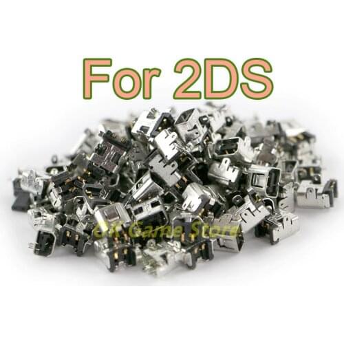 20pcs New FOR 2DS Power Charger Interface Socket Charger Connector For Nintend 2DS Console Power Supply Socket