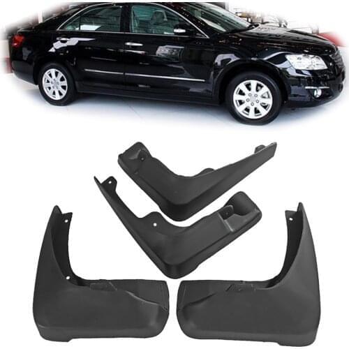 4PCS/Set Car Mud Flaps Splash Guards Car Fenders Front & Rear For Toyota Camry Sedan 2007 2008 2009 2010