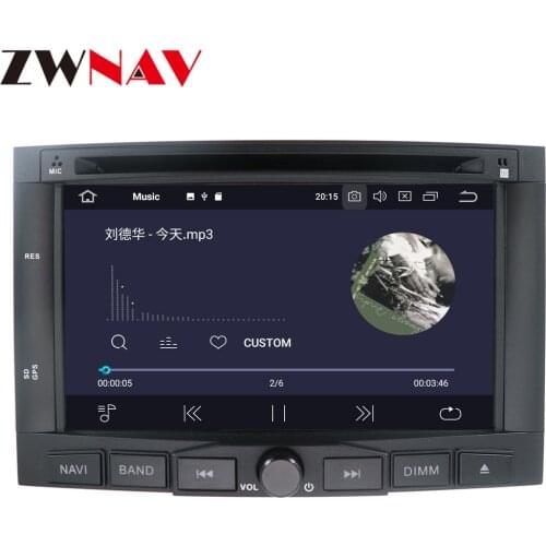 For Peugeot 3008 Car radio player Android 10 64GB GPS Navigation Multimedia Player Radio