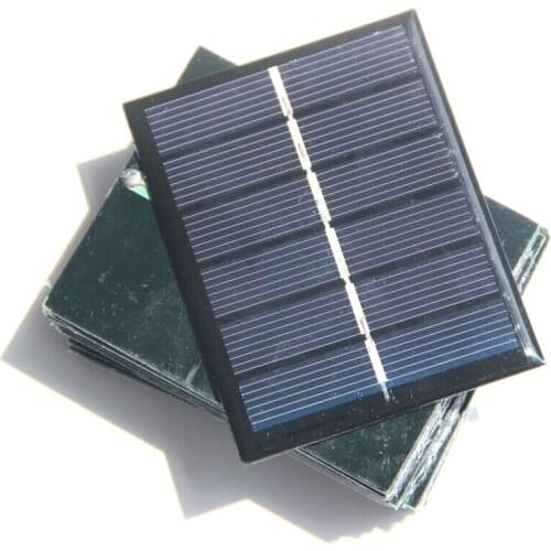 BUHESHUI Epoxy 0.6W 3V Solar Cell Module Polycrystalline DIY Solar Panel Toy System For Battery Size 60*75*3MM 100pcs Wholesale