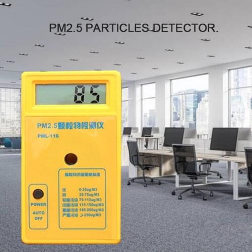 LCD Display Air Quality Monitor Particle Gauge Counter Analyzer Monitoring Sensor For Professional pm2.5Air Quality Monitor