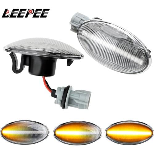 For Suzuki Swift Jimmy Vitara SX4 Alto Turn Signal Light LED Car Dynamic Side Marker Flowing Water Light Blinker Light A Pair
