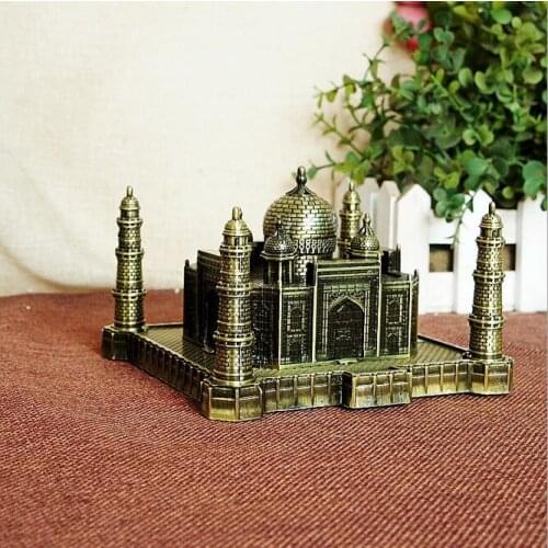 India Building Figurine World Famous Landmark Architecture Taj Mahal Hand Bronze Crafts For Souvenir Gift New House Decor