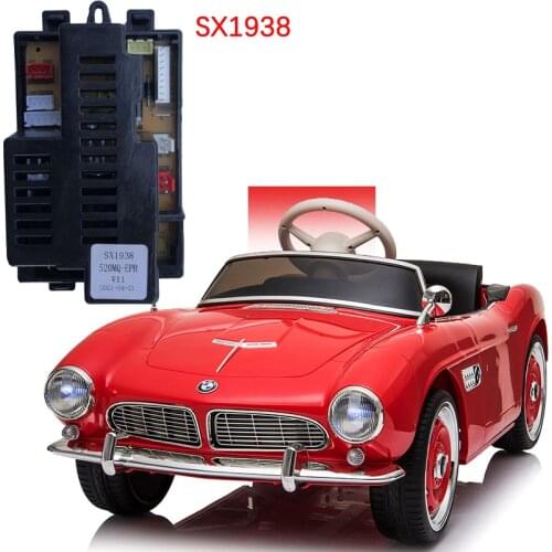 HLX/SX1938 childrens electric car remote control, baby electric toy car 2.4G bluetooth receiver with smooth start function
