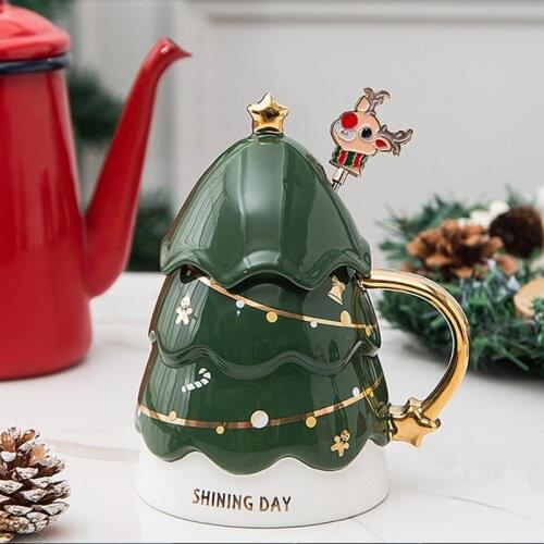 Creative Irregular Ceramic Coffee Cup with Gold Handle Handmade Pottery Tea Cup Travel Kitchen Tableware Nordic Home Coffee Cup