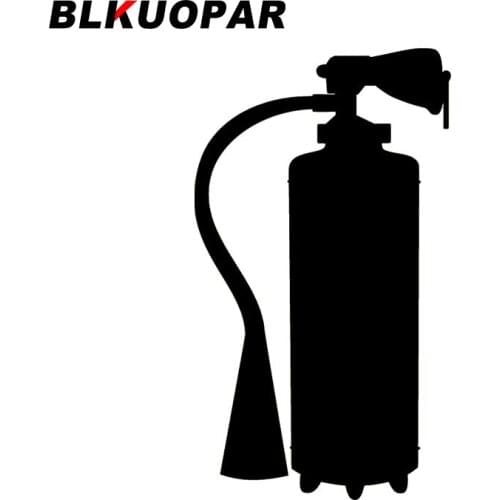 BLKUOPAR for Fire Extinguisher Silhouette Car Stickers Creative Decals Trunk Skateboard Waterproof Occlusion Scratch Decor