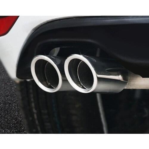 NEW Car-Styling Muffler tail pipe For Volkswagen VW Beetle A5 Eos Golf 5 6 7 Jetta 6 Passat B6 B7 B8 CC 1 Cross Polo 5 Scirocco