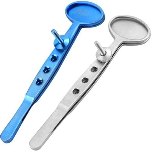 Ophthalmology Stainless Steel Meibomian Gland Cyst Tweezers Eye Double Eyelid Medium and Small Clip