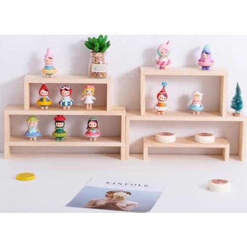 Toy Storage Collection Doll Clay Figurine Display Stand Shelf Store Display Tools makeup Hero Model Toy Display Show Case