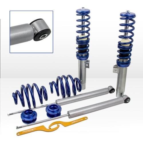 4PCS Full Coilover Suspension for BMW 330i 330Ci E46 shock absorber Coil Spring 320 323 328i Coupe Compact Limousine Touring