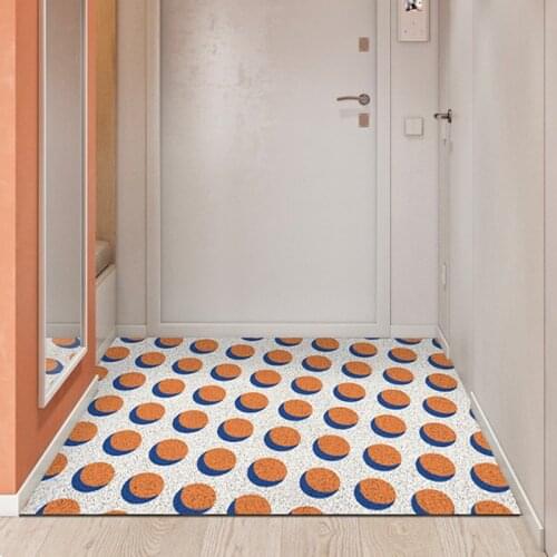 PVC Welcome Door Mats for Outdoor Indoor Dustproof Hard-wear Ant-Slip Bathroom Carpet Rugs Dot Printed Hallway Entrance Doormat