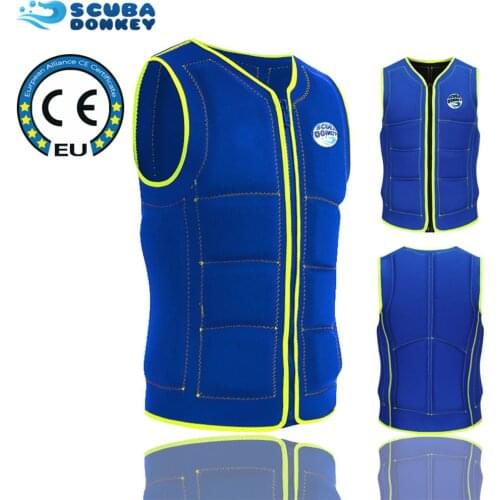 2021 Outdoor Adult Life Jacket Swim Vest Men Womens Neoprene Aid Jacket for Swim Surf Fishing Ski Boating Watersports