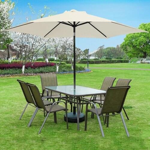 Fabric Parasol Canopy Cover Outdoor Patio Deck Garden Umbrella Covers UV30