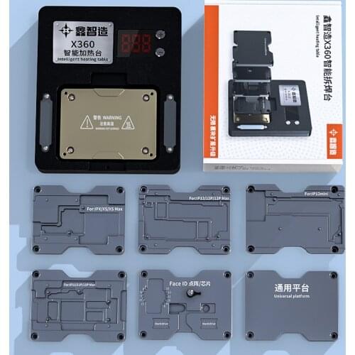 X360 Intelligent Heating Table Welding Platform for iPhone X-12 Pro MAX Dot Matrix Prejector Motherboard Layer Plate Tin Repair