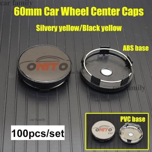 100Pcs 60mm Auto Car Wheel Center Caps Emblem Badge for Chevrolet Lanos Orlando Captiva Lacetti Aveo Niva Cruze Car Accessories