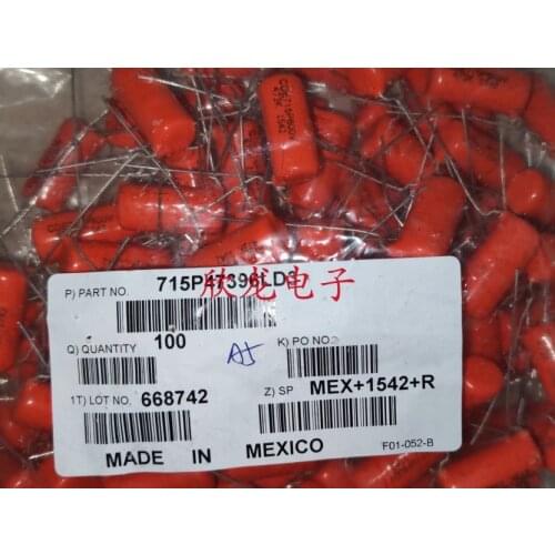 20PCS New and origina CDE 715P 473K 600V 0.047uF thin film capacitor