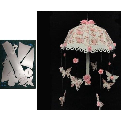 3D Whirling Umbrella Metal Cutting Dies Scrapbooking For Card Album Making Embossing Template Crafts New Dies 2019