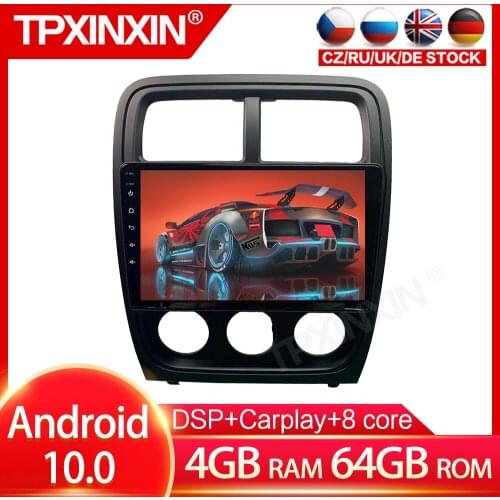 4+64G Android 10.0 8 core Car GPS Navigation For Dodge Caliber Head unit Multimedia player Auto Radio Tape Recorder IPS DSP