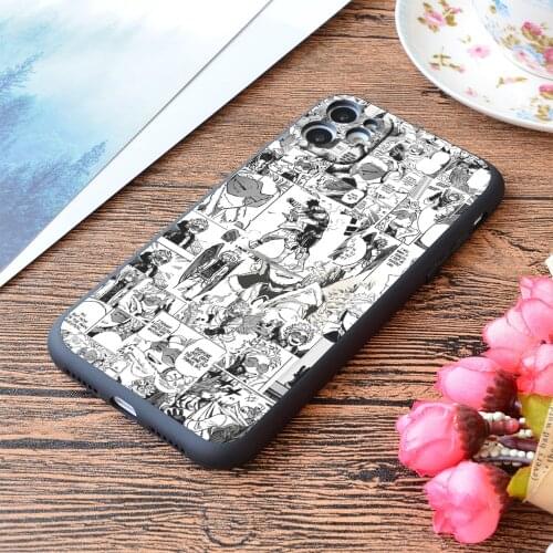 For iPhone Hawks Collage Print Soft Matt Apple iPhone Case