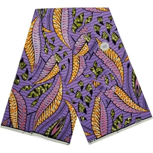Real Grand Wax Ankara Printed Cotton Fabric By The Yard 100%Soft Best Quality African Dress Material Fabric For Sewing SP 880