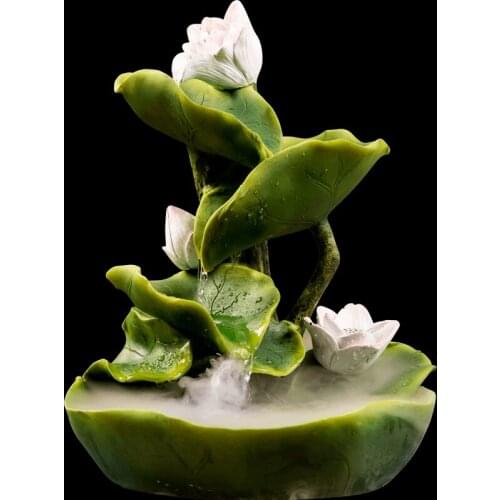 Living room office decorations company lucrative water fountain opening gifts creative geomantic wheel handicraft