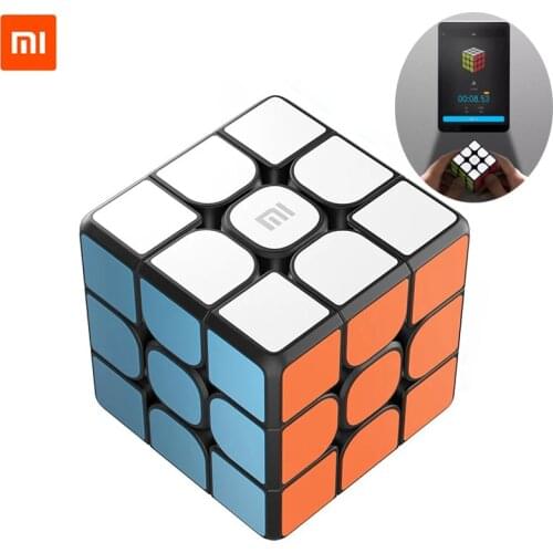 Original XIAOMI Original Bluetooth Magic Cube Smart Gateway Linkage 3x3x3 Square Magnetic Cube Puzzle Science Education Toy Gift
