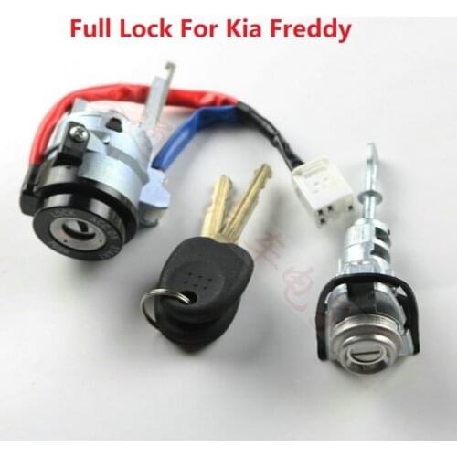 Full car lock For KIA Freddy ignition lock left front door control door lock core