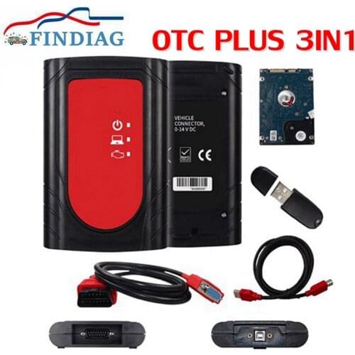 Professional OTC Plus 3 in 1 V15.00.026 GTS TIS3 OTC Scanner For TOYOTA for Nissan for V Support Offline Coding /Programming