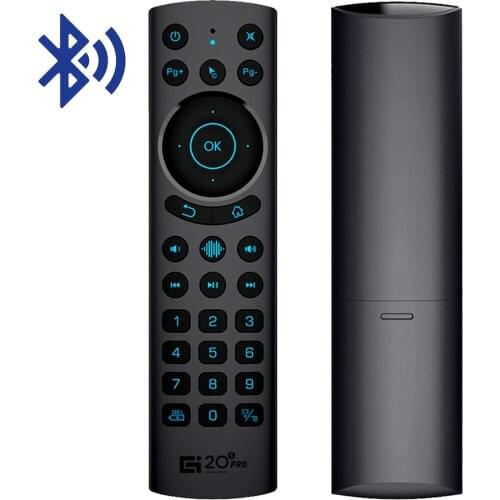 G20S PRO G20BTS Plus 2.4G Wireless Voice Backlit Air Mouse Gyroscope IR Learning Remote Control for X4 X96 Android TV BOX AM7