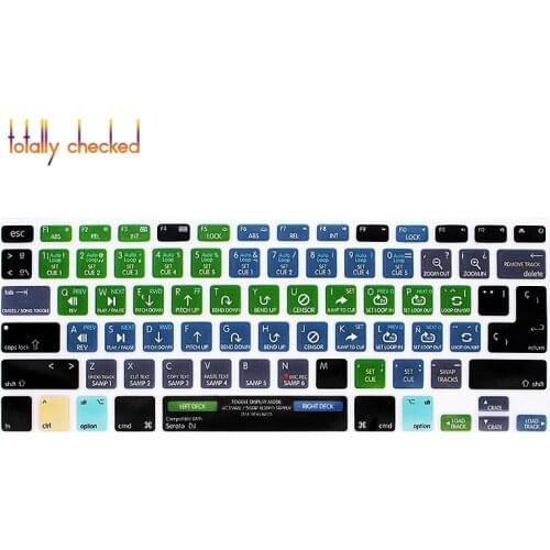 Serato DJ Spanish Hotkey Shortcuts Function Silicone Keyboard Cover Protector Keypad Skin For Mac Air Pro Retina 13"15 EU/US