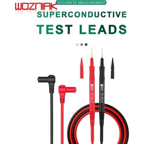 BST 050 JP Test Lead Replaceable Test Wire Probe for Digital Multimeter Needle Tip Superconducting Probe Superconductive Lead