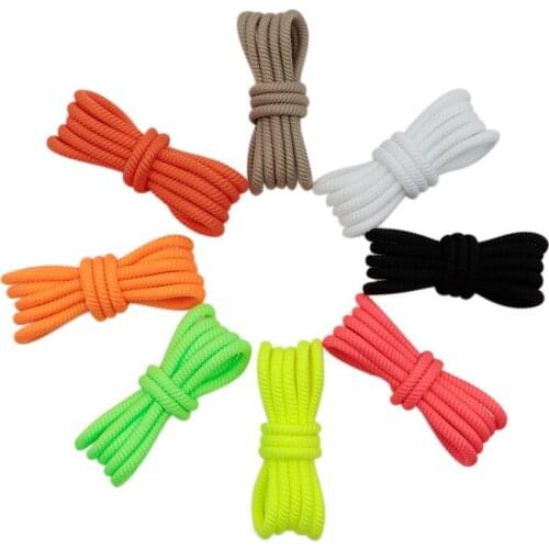 Weiou Lace Official 4.5MM Outdoor Sport Shoe Rope Spiral Pattern Colours Lively Green Yellow Orange Luxury Sneaker Unisex String