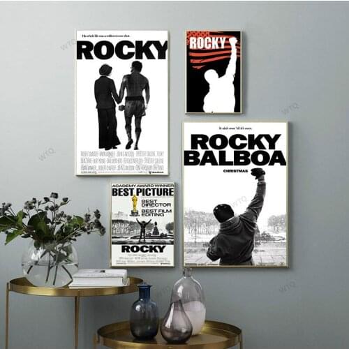 WTQ Canvas Painting Rocky Balboa 1976 Movie S and Prints One Piece Poster Wall Decor Wall Art Picture Room Decor Home Decor