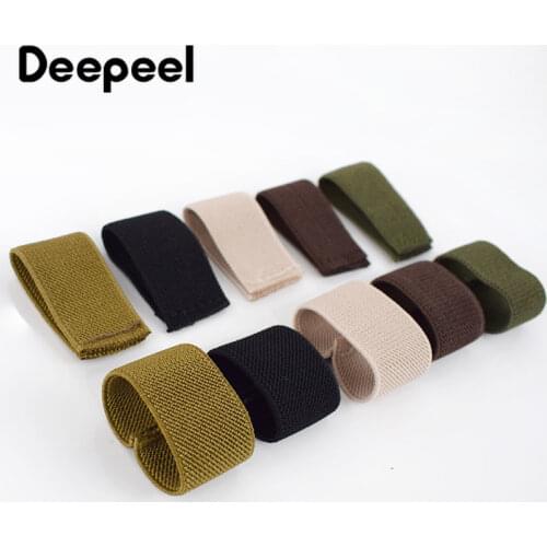 10pc Meetee Plastic Nylon Elastic Belt Loop Ring Clip Hook Tail Clamp for Keeper Jeans Belts Webbing Accessory DIY Leather Craft