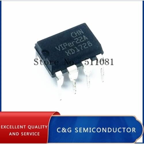 100PCS VIPER22 VIPer22A DIP8