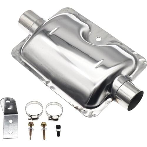 24mm Stainless Steel Car Truck Diesel Air Parking Heater Silencer Exhaust Muffler Set For Eberspacher Airtronic D2 D4 D4S
