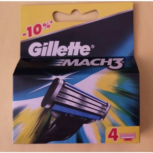 4pcs/pack Mens Safety Razor Blades Face care Shaving blades Manual shaving Cassette for gillettee mache 3