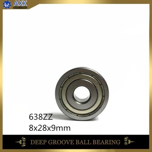 638ZZ Bearing 8*28*9 mm ( 4 Pcs ) ABEC-1 Grade 638Z Miniature 638 ZZ Ball Bearings