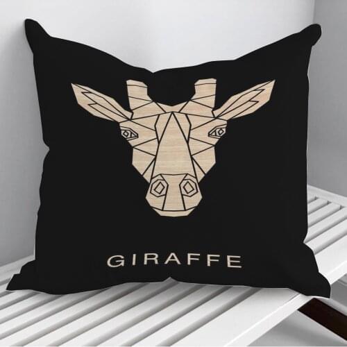 Birch Giraffe Throw Pillows Cushion Cover On Sofa Home Decor 45*45cm 40*40cm Gift Pillowcase Cojines Dropshipping