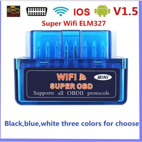 ELM327 WIFI V1.5 OBD2 Scanner OBD2 Automotive Diagnostic Scanner For Car OBDII ELM 327 Bluetooth 1.5 Diagnostic Tool Code Reader
