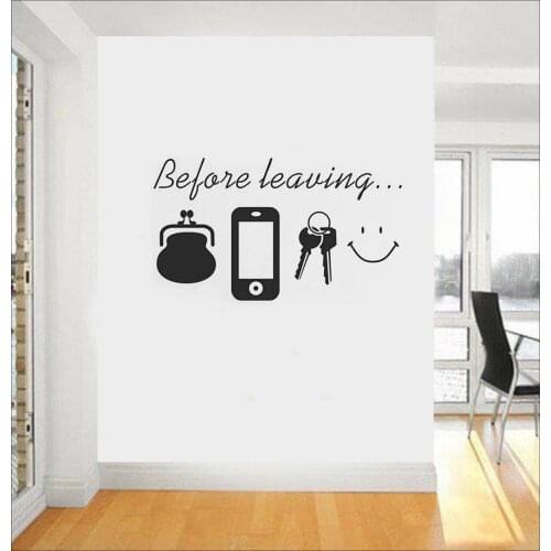 Art Living Room Stickers Family Letter Entrance Decorative Vinyl Wall Stivkers Poster for Bedroom LX299