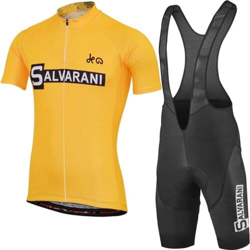 Classic Summer Mens Team Pro Cycling Jersey Set Breathable Bicycle Riding Short Sleeve Wear Bike Clothing Quick Dry