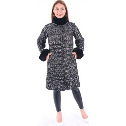 100% Genuine Leather Jacket Women Winter Jackets 2021 Turkish Natural Sheepskin Coat Female Real Leather, DOUBLE SIDED REX