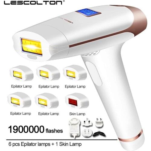 Lescolton 1900000 Pulses IPL Laser Hair Removal T009i LCD Display Epilator Machine Permanent Bikini Electric Depilator For Women