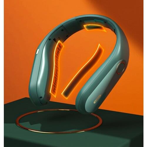 Mini portable hand warmer with rechargeable neck-protecting neck hand warmer 8000 mAh mobile charging power supply Green Color