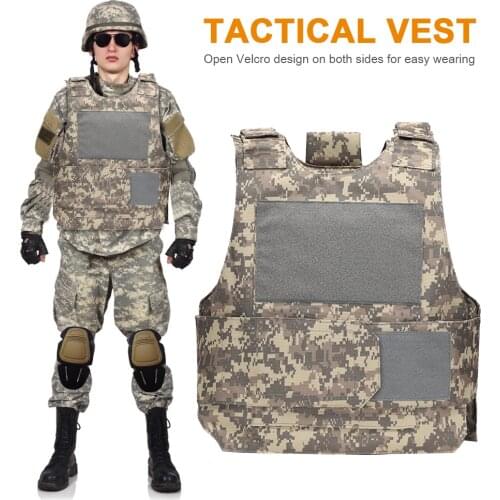 Men Women Tactical Army Vest Tactical Airsoft Carrier Vest Camouflage Cs Clothes Fishing Hunting Body Protective Armor Jacket