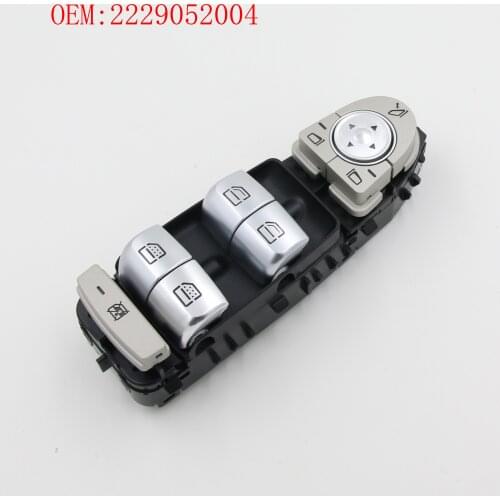 NEW Front Left Power Master Window Control Switch Replacement for Mercedes-Benz 2229052004